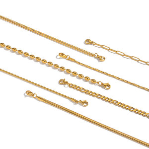 Cadenas de Acero Inoxidable 316L Personalizadas al por Mayor, Modernas y Resistentes al Deslustre, con Baño de Oro 14k y 18k, Cadenas Finas para Collares de Mujer - Product Image 5