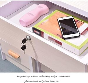 Trendy Plastic Material Bay Window Integrated <b>Dressing</b> <b>Table</b> Storage Cabinet for Small Apartment Household Use 1 Year Makeup - Product Image 5