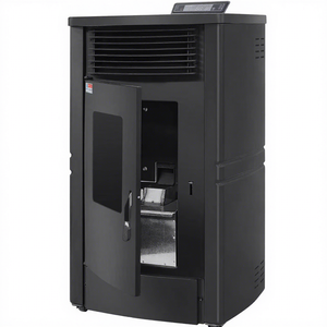 Eco-Friendly Freestanding Modern Wood Pellet <b>Stove</b> for Small & Large Homes and Outdoor Use - Product Image 1