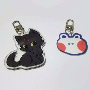 Custom Charm One Side or Double Side Printed Japan Idol Transparent Acrylic Keychain Charms - Product Image 2