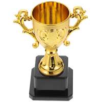 Vente en gros de trophée en résine couronne de sublimation trophée mondial en cristal d'or statue trophée en métal personnalisé