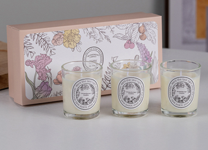Juego de Regalo de Velas Aromáticas de Cera de Soya de 3 Piezas, Modernas, de Lujo y Larga Duración, Hechas a Mano y Personalizadas para Cumpleaños y Festividades, Venta al Por Mayor de Fábrica - Product Image 4
