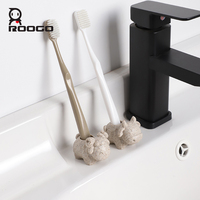 Porte-brosse à dents en résine, figurine mini peinte à la main, 12 signes du zodiaque, support animal personnalisé, décoration de salle de bain, mignon pour la maison