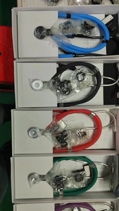Estetoscopio Cardiológico de Doble Tubo y Doble Cara Profesional Médico Negro - Product Image 6