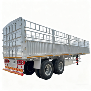 Haute paroi latérale 50 tonnes <span class=keywords><strong>de</strong></span> stockage <span class=keywords><strong>de</strong></span> nourriture plaque <span class=keywords><strong>de</strong></span> <span class=keywords><strong>camion</strong></span> à <span class=keywords><strong>benne</strong></span> basculante Tri-essieu goutte côté rideau Van essieux clôture <span class=keywords><strong>camion</strong></span> remorque - Product Image 2