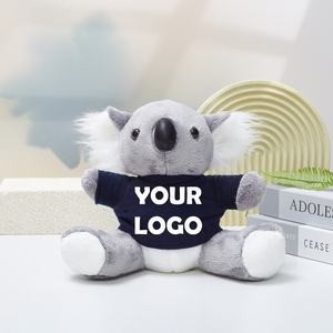 Logotipo personalizado mascota peluche Koala oso Australia moda suave juguete con camisetas PP algodón relleno - Product Image 5