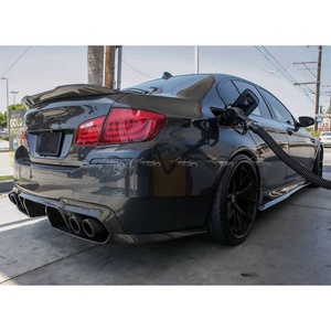 Aileron arrière de type PSM en fibre de carbone, à simple voile, pour BMW Série 5 F10 540i 550i M5, pare-chocs arrière - Product Image 2