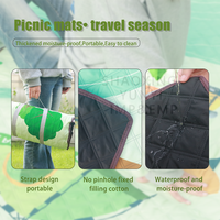 Grand tapis Boho Oxford tapis de camping plié tapis de pique-nique couverture imperméable pour l'extérieur
