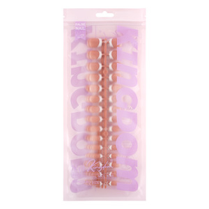Uñas Postizas Francesas Cortas Cuadradas Brillantes, Uñas Artificiales al por Mayor para Uso Diario y Salones de Belleza - Product Image 6