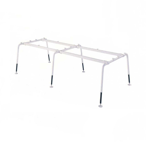 <span class=keywords><strong>Pas</strong></span> <span class=keywords><strong>cher</strong></span> En Gros 4 Personnes Poste De Travail Bureau <span class=keywords><strong>Cadre</strong></span> de Table En Acier - Product Image 3