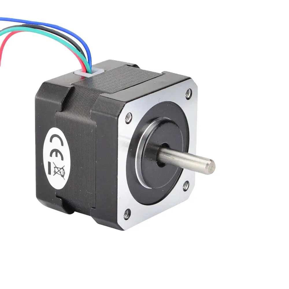 Açık döngü fırçasız DC elektrik 2 faz 1.8 derece 5.2kg.cm 1.7A Nema 17 42mm entegre hibrid step motor ve sürücü