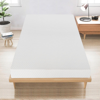 AIDI Euro Top Matelas de lit ignifugé 4 pouces (10cm) Double couche Gradient Topper Offre Spéciale CertiPUR-US Certificate Hotel Bedroom