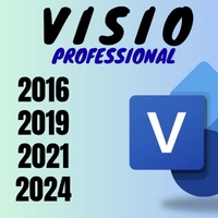 Resmi Visio 2024/2021/2019/2016 Pro Aktivasyon Anahtarı Kullanıcı PP Orjinal Perakende Lisans Kodu %100 Ömür Boyu Stokta Hızlı Teslimat