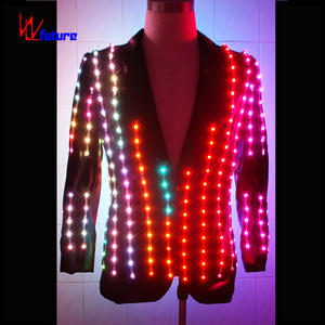 Vendita calda luminescente scenografia oggetti di scena luci Led costumi da ballo luminescenti lampeggiante Led tute <span class=keywords><strong>donna</strong></span> 1 pezzo futuro - Product Image 1