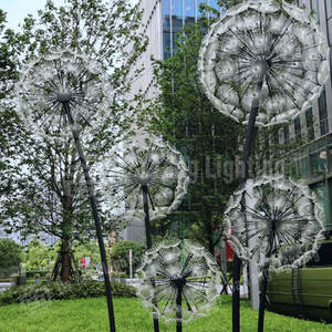 Esfera de Luz Decorativa con Forma de Diente de León para Caminos Nocturnos e Instalaciones en Parques - Product Image 6