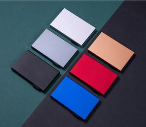 Tarjetero de Aluminio para Hombre con Bloqueo RFID, Cartera Delgada con Bloqueo RFID, Monedero Metálico, Caja para Tarjetas Metálica - Product Image 6