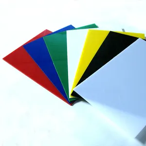 8x4 Feet 3mm Color Cast Anti-glare 6mm 4mm Decorative Clear PS Board Transparent Polystyrene Sheet