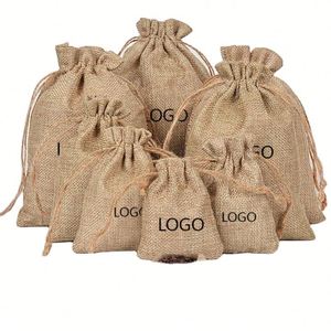 Top Quality Eco Friendly Plain Blank Custom Logo <b>Pouch</b> Gift Reusable String <b>Drawstring</b> Bag Organic Cotton Canvas Dust Bags - Product Image 5