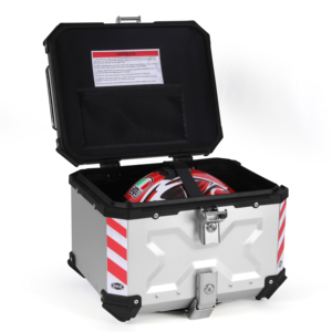 Boîte de coffre de <span class=keywords><strong>moto</strong></span> universelle en alliage d'aluminium 45L Motobike Topcase Bag avec doublure Maletero para <span class=keywords><strong>Moto</strong></span> <span class=keywords><strong>Top</strong></span> <span class=keywords><strong>Case</strong></span> Tail Storage Box - Product Image 2