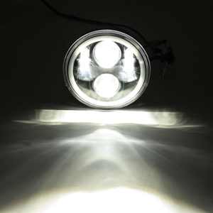 5.75 ''fari LED tondi Hi anabbaglianti Halo anello Angel occhi per Jeep per Off Road per auto - Product Image 5