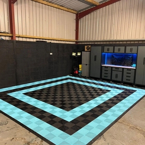 Carreaux de sol de garage en plastique rigide et modulaire à emboîtement Carreaux auto-adhésifs pour revêtement de sol en vinyle modulaire rigide Carreau en vinyle de luxe - Product Image 2