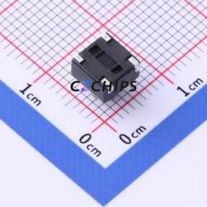 TS-1036U-A6B3-D2 Tactile Switch SMD-4P,6x6mm Switch Single Pole Single Throw Round Button 2.5N Vertical Mount - Product Image 2