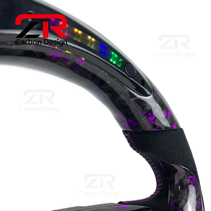 Volante de Fibra de Carbono Forjado con Pantalla LED para Volkswagen MK7 Golf 7 GTI MK6 GTD <span class=keywords><strong>R</strong></span> Gts <span class=keywords><strong>R</strong></span>-<span class=keywords><strong>Line</strong></span> <span class=keywords><strong>Tiguan</strong></span> Scirocco Passat Polo - Product Image 2