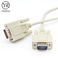 Cable conector de terminal RS232 macho a macho DB9 Cable de conexión de puerto serie aislado de PVC Cables de datos y conjuntos de cables