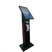 Kiosque d'impression de tickets de file d'attente NT9020 21,5 pouces sur pied avec écran tactile pour système de gestion des files d'attente