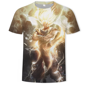 <span class=keywords><strong>T</strong></span>-<span class=keywords><strong>shirt</strong></span> con Stampa Cartoon Personalizzata OEM, Magliette <span class=keywords><strong>Anime</strong></span> per Uomo, Stampa Personalizzata - Product Image 2