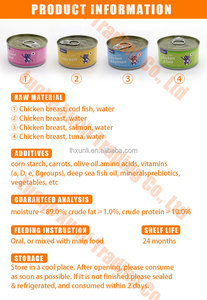 Fábrica OEM/ODM Adultos Gatos y Perros Jóvenes Comida húmeda Varios sabores Pollo Atún <span class=keywords><strong>en</strong></span> grano Paquete Grapa Comida húmeda para mascotas - Product Image 6