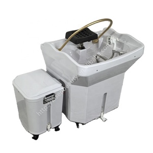 KISEN Meilleure Vente : Meuble de Lavabo de Luxe pour Salon, Lit de Coiffure Portable avec Bac à Shampooing pour Salon de Beauté et Coiffure - Product Image 1