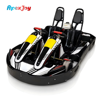 ApexJoy RACE PRO Duo - Kart à pédales 2 places 200cc Parent-Enfant 60km/h Embrayage humide Triple sécurité FEC Divertissement familial CE