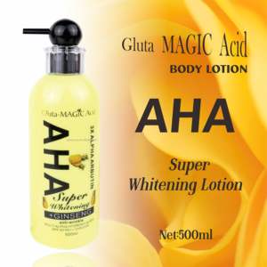 Lait Corporel Éclaircissant Gluta Magic Acide AHA Fort Blanchissant Vitamine C pour Adultes <span class=keywords><strong>Nivea</strong></span> Lotion Dorée 5 Couleurs - Product Image 6