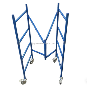 LINYI QUEEN Ponteggio Mobile Portatile in Acciaio da 4 Piedi, Pieghevole, ad Alta Resistenza, Anticorrosione, per Officine e Hotel - Product Image 1