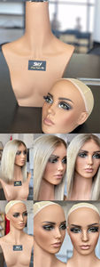 Cabeza de Maniquí de Cabello Humano 100% para Boutique de Moda, Fácil de Cambiar, Exhibición de Pelucas, Pequeño Volumen, Ahorra Gastos de Envío - Product Image 5