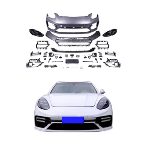 Kit de Carrocería Estilo TurboS para 2009-2016, Actualización de Parachoques Delantero 970 971 con Modificación de Faros Antiniebla y Faros Delanteros, Instalación con Pernos - Product Image 1