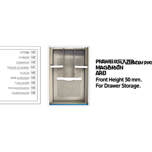 Fami <b>Drawer</b> Organizer Separation Material 27X36 mm Front Height 50 mm <b>For</b> <b>Drawer</b> <b>Storage</b> - Product Image 3