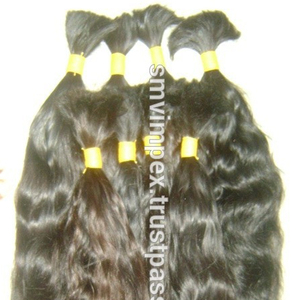 Cabello humano suave y liso. Cabello humano suave y liso de un donante. Cabellos humanos a granel indios sin procesar - Product Image 6