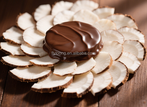 Chocolat noir rôti sain de <span class=keywords><strong>sucre</strong></span> de noix de coco de Offre Spéciale non raffiné 50g avec des copeaux de noix de coco séchés et emballés <span class=keywords><strong>en</strong></span> vrac - Product Image 6