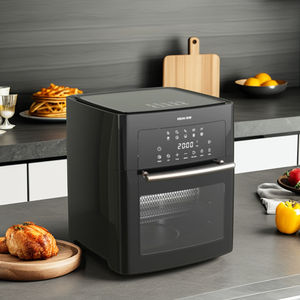 بوتاجاز كهربائي 10 في 1 صحي مربع بدون زيتة ساخن فرن مقلاة هوائية غير لاصقة مع شاشة لمس رقمية للاستخدام المنزلي - Product Image 2