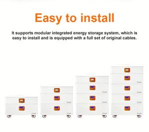 Piforz Lifepo4 Power Wall Battery OFF-<b>Grid</b> Horizontal Stacked Solar Storage System Suitable for Home - Product Image 2