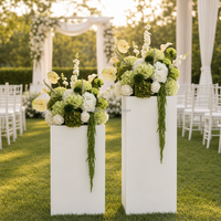 Fleurs et plantes décoratives, centres de table pour événements de mariage, boule de fleurs artificielles en soie, décorations de mariage, fournitures