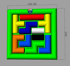 Vente Flash : Jeu de puzzle gonflable de qualité commerciale, <span class=keywords><strong>Tetris</strong></span> gonflable <span class=keywords><strong>pour</strong></span> adultes et enfants, avec le meilleur matériau en bâche PVC Plato - Product Image 4