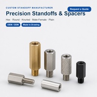 Entretoise hexagonale personnalisée, pilier fileté de précision mâle-femelle, usinage CNC, tournage suisse, laiton, acier inoxydable, aluminium, nylon, OEM