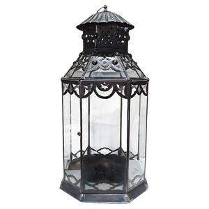 Vajilla clásica Linterna Ramadán Vela especial Lámpara de luz Linterna de metal para la decoración del Festival de Ramadán - Product Image 3