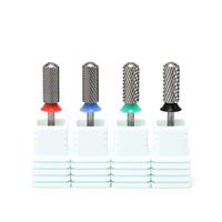 Clous de foret en carbure à dessus lisse pour petit baril rond 4XC Forets à ongles en tungstène 5.35mm Enlèvement des ongles en cristal de gel