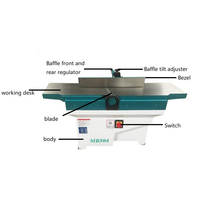 Prix bon marché Travail du bois Portable 8 en Jointer Surface Raboteuse 400Mm Rabot