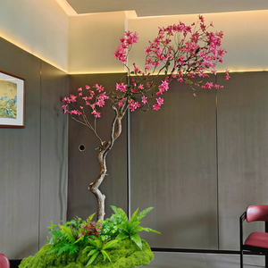 Árbol Artificial de Magnolia Yulan sin Mantenimiento para Recepción de Oficina, Cafetería de Lujo, Apartamento, Escaparate de Boutique - Product Image 2