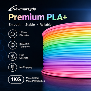 Filamento para Impresora 3D Newmars3dp PLA+ Glow Rainbow, Filamento PLA Plus Luminoso Ecológico para Decoración del Hogar, Regalos y Modelos - Product Image 4